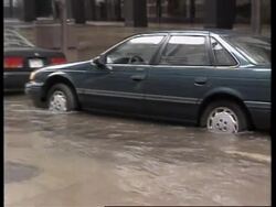 USA: NEW YORK: BURST WATER MAIN CAUSES WIDESPREAD DAMAGE Instructional Video