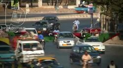 Afternoon Traffic in Karachi 1 Stock Footage