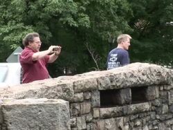 Hurricane Irene Floods Bronx River Parkway Stock Footage