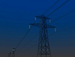 Power Transmission Stock Footage
