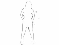 White exotic dance Stock Footage