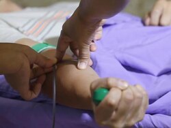 Blood donation Stock Footage