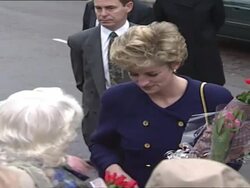 Princess Diana on Newcastle visit News Clip