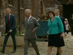 Prince Charles visits renovated Victorian pottery site News Clip