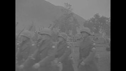 US Gen. Mark Clark decorates US officers and soldiers in Italy during World War II News Clip