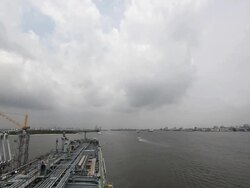 Port traffic Stock Footage