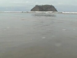 Samara beach island Stock Footage