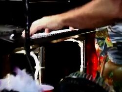 Live Band Keyboard Stock Footage