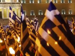 Golden Dawn Supporters Protest In Athens Stock Footage