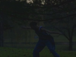 two dancers dancing in nature Stock Footage