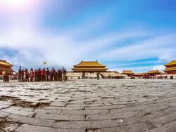 Gugong timelapse Stock Footage