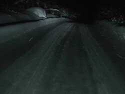 Winter Driving 07 Stock Footage