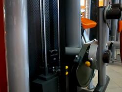 Body-builder background Stock Footage