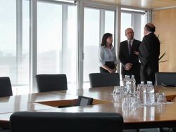 HD: Manager Having Discussion With His Team Stock Footage