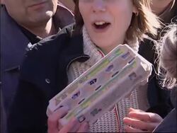 WRAP  Memorial for failed uprising, protesters attack police News Clip