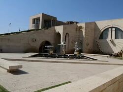 Yerevan, Cascade, view of statues and monuments Stock Footage