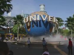 Tourists Flock To Sentosa Island Stock Footage