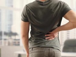 Back pain Stock Footage