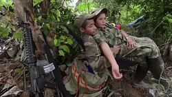 CLEAN : Colombias warrior mothers hope to swap war for childcare News Clip