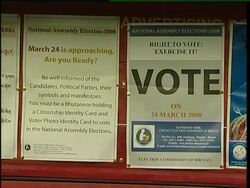 Bhutan - First ever election Instructional Video