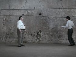 Businessmen fighting Stock Footage