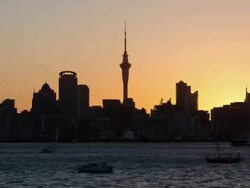 Auckland Time lapse, New Zealand Stock Footage