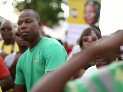 South Africa Mourns Death Of Nelson Mandela Stock Footage