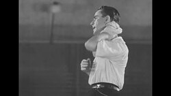 George White watches chorus girls rehearsing number for Broadway show 'Scandals' in NY City News Clip