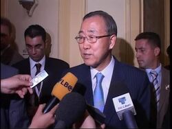 UN Sec Gen meeting Lebanese president Instructional Video