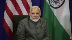 Trump meets Indian Prime Minister Modi News Clip