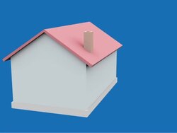 Blueprint house Stock Footage