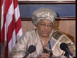 Sirleaf says optimistic EU country will jail Taylor, meets Queen Instructional Video