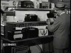 Radios in appliance store Instructional Video