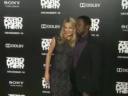 Brittany Perrineau, Harold Perrineau at Zero Dark Thirty Los Angeles Premiere Stock Footage