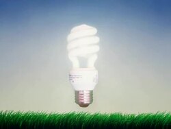 Fluorescent Bulb Sun Rise Stock Footage