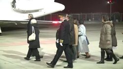 Francis Collomp arrives back in France after being held hostage in Nigeria for 11 months News Clip