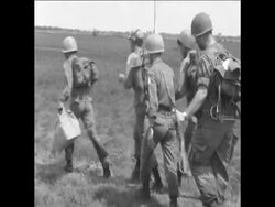 SYND 17 9 67 SEARCH AND DESTROY MISSION AGAINST VIET CONG News Clip