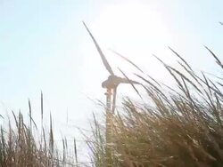 HD: Power Generating Windmills Stock Footage