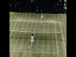 SYND 1 7 77 WOMEN'S SINGLES FINALS MATCH AT WIMBLEDON TENNIS TOURNAMENT IN LONDON News Clip