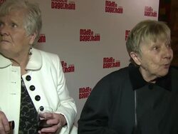INTERVIEW - Sheila Douglass and Eileen Pullen on the true story and Gemma Arterton at Made In Dagenham press night on 5th November 2014 in London, England. Stock Footage