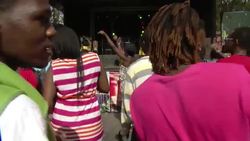 People wait for total solar eclipse to be visible from  Africa News Clip