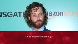 T.J. Miller Charged With Calling In Fake Bomb Threat | THR News News Clip