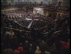 USA: PRESIDENT BILL CLINTON GIVES 1ST STATE OF THE UNION ADDRESS News Clip