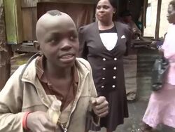 Kenyan Street Boys Stock Footage