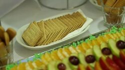 Mixed Fruit Platter Stock Footage