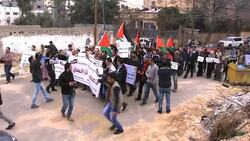 GAZA JOURNALISTS PROTEST News Clip