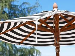 HD Umbrella on the beach Stock Footage