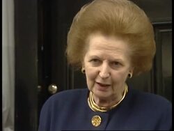 UK: MARGARET THATCHER'S REACTION TO PINOCHET'S RELEASE News Clip