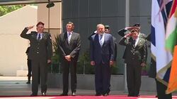 CLEAN : Newly appointed Israel defence minister enters office News Clip