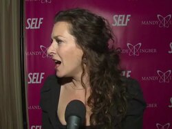 SELF Magazine & Jennifer Aniston Celebrate Mandy Ingber's Yogalosophy DVD Stock Footage